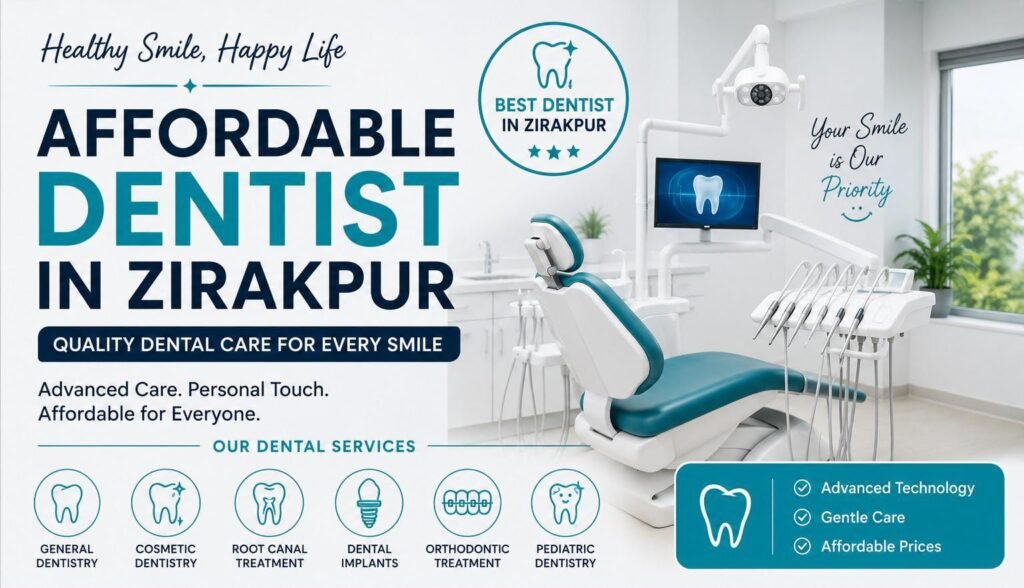 Affordable Dentist in Zirakpur