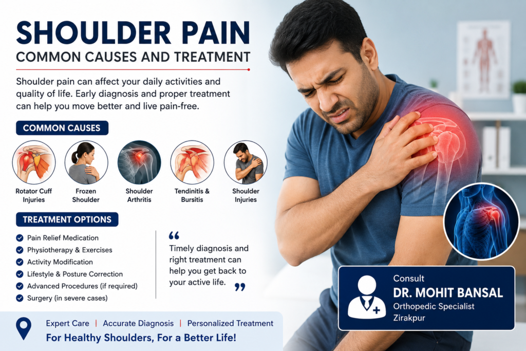 Shoulder pain doctor in Zirakpur