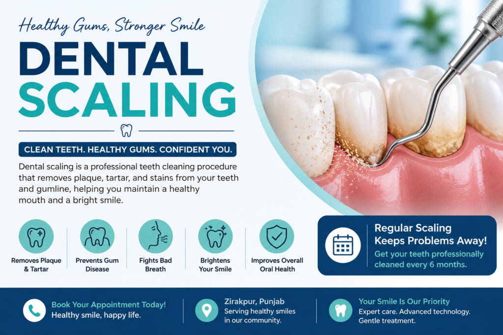 Dental Scaling And Polishing