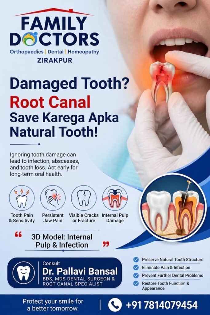 damaged tooth treatment