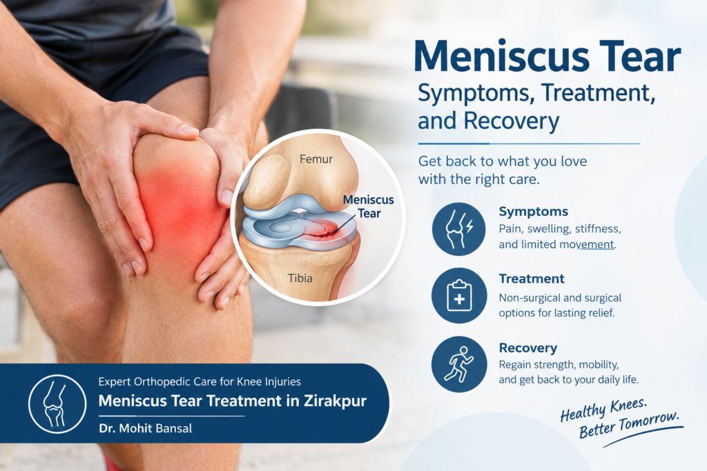 Meniscus Tear Treatment in Zirakpur