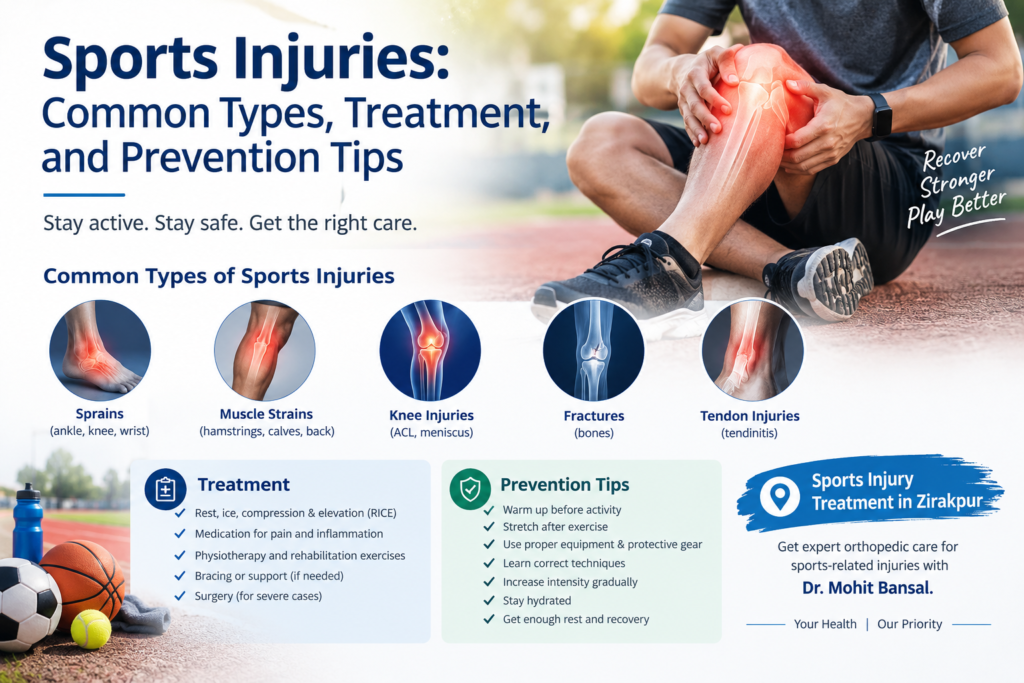 Sports Injury Treatment in Zirakpur